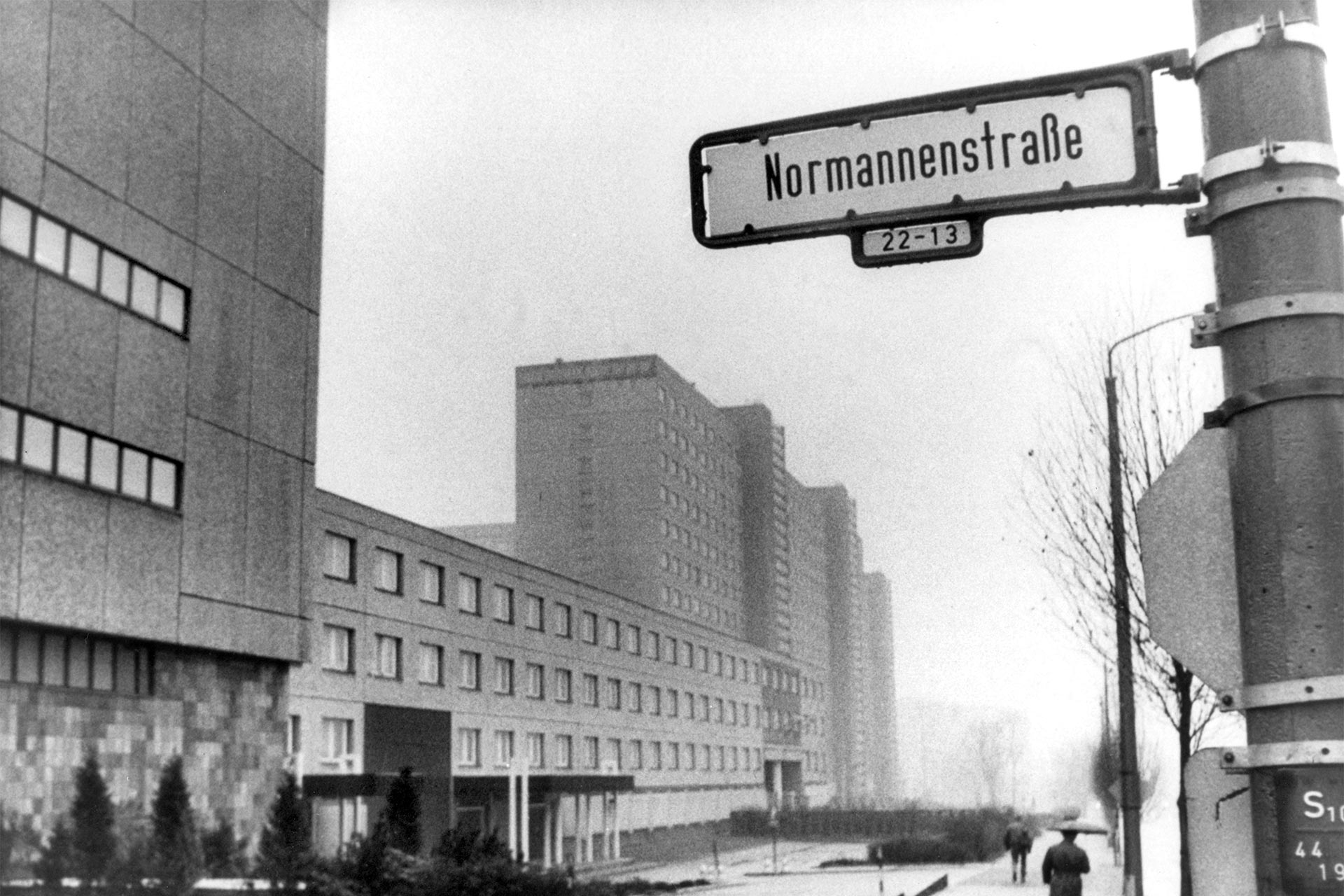 Straßenschild der Normannenstraße